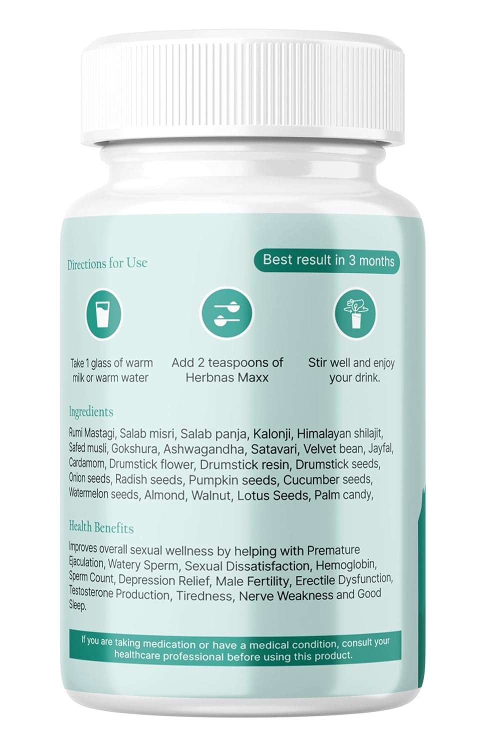 Maxx for Men | Ayurvedic with 30+ Herbs like Authentic Himaliyan Shilajit/Shilajeet & Ashwagandha | Natural Herbal Blend for Vitality & Performance