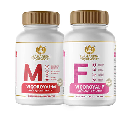 Maharishi Ayurveda Shilajit Tablets | Vigoroyal M- Infused with Original Shilajit | Natural Shilajeet - 60 tablets