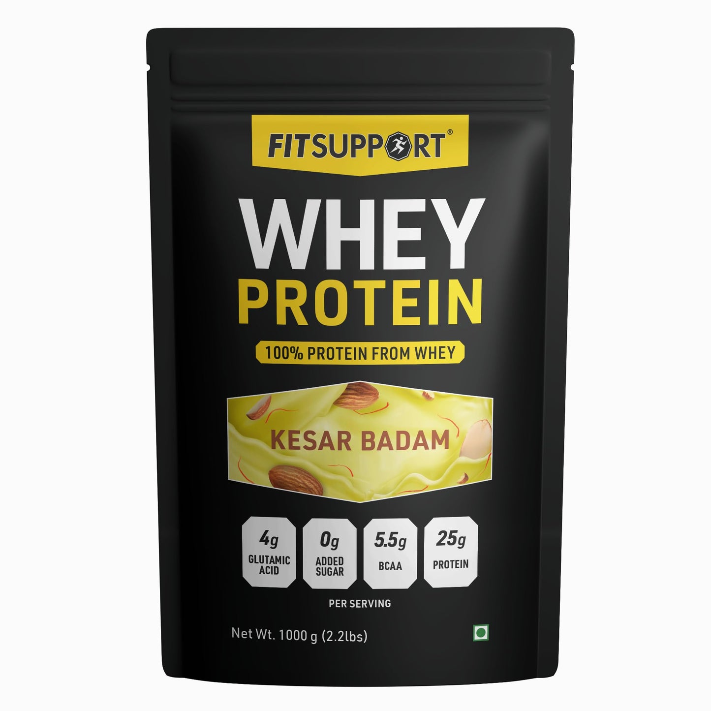 FITSUPPORT Premium Whey Protein Powder | High-Protein, Low-Sugar, Smooth & Creamy | Instant Coffee Mix with Real Cocoa, Smooth & Indulgent Flavor (2Kg, Chocolate Mocha)