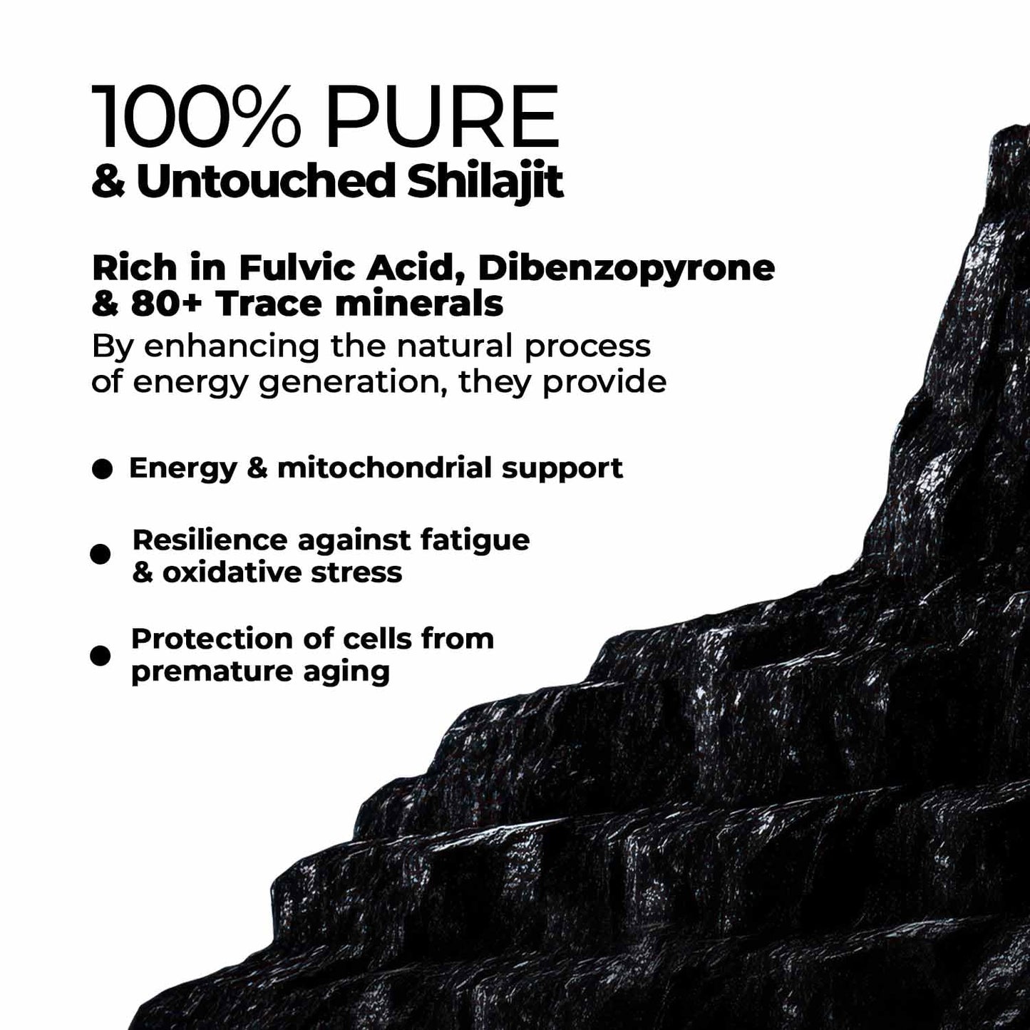 Zandu Shilajit Capsule, 60 capsules x Pack of 2, Original and Pure Himalayan Shilajeet, Boosts Immunity, Strength and Stamina.