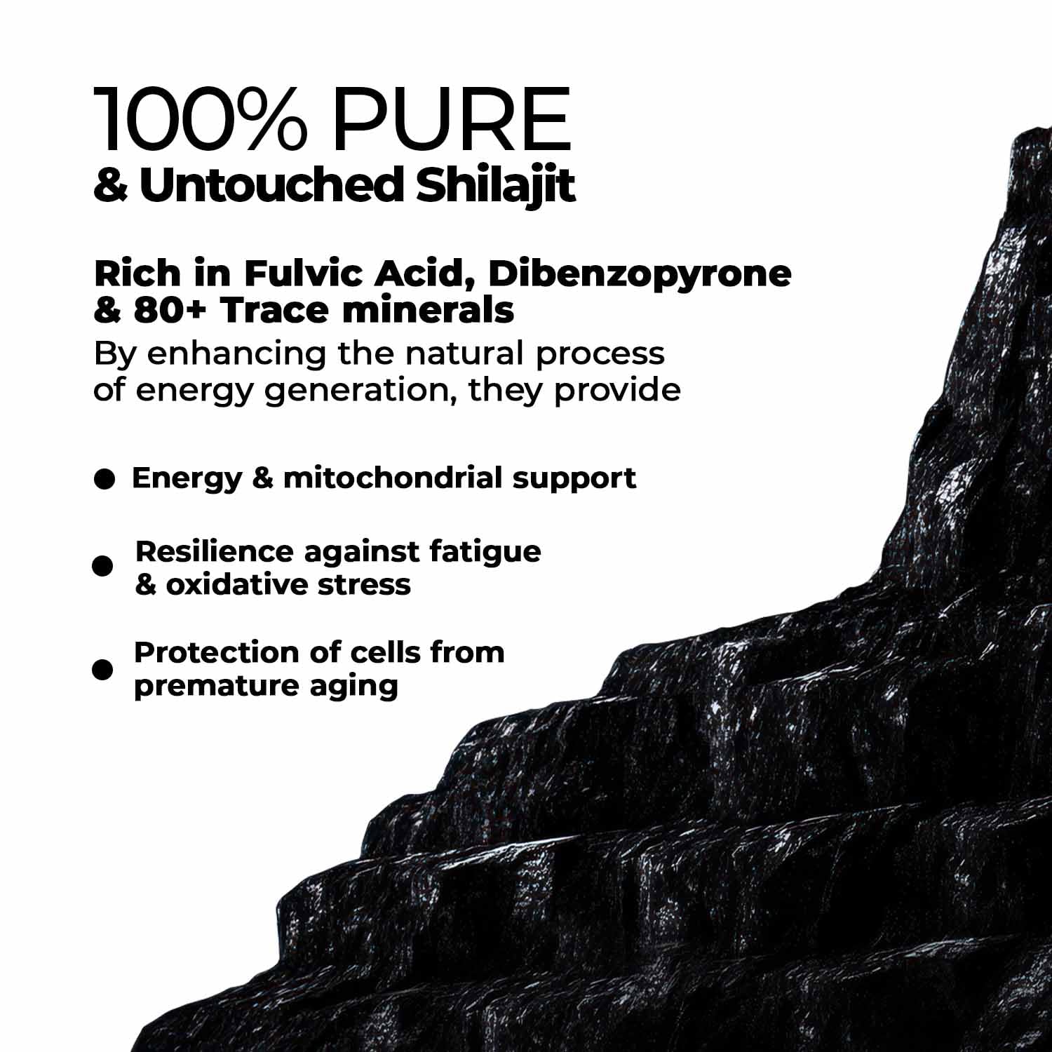 Zandu Shilajit Capsule, 60 capsules x Pack of 2, Original and Pure Himalayan Shilajeet, Boosts Immunity, Strength and Stamina.