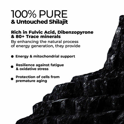 Zandu Shilajit Capsule, 60 capsules x Pack of 2, Original and Pure Himalayan Shilajeet, Boosts Immunity, Strength and Stamina.