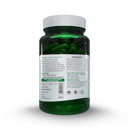 Sheopals Herb 69 Vibe Booster | Men’s Stamina & Energy | 60 Capsules