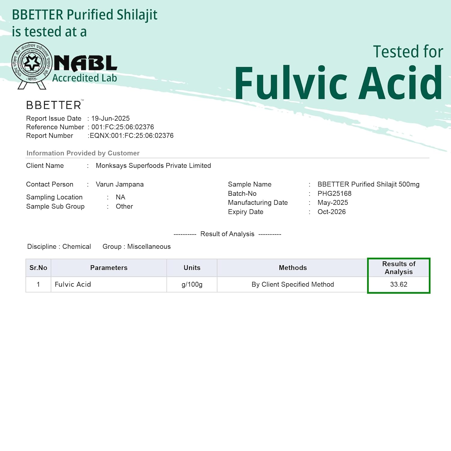 BBETTER Purified Shilajit 500mg | Lab Tested Shilajeet for Stamina, Strength, Muscle & Vitality Support for Men | Supports Healthy Testosterone Level | Pure Himalayan Shilajit Extract - 60 Capsules