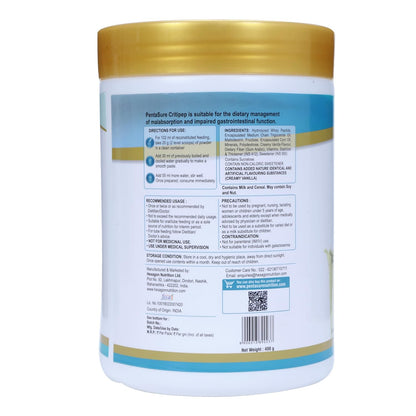 PENTASURE CRITIPEP Peptide Diet - Creamy Vanilla Flavour 400 grams