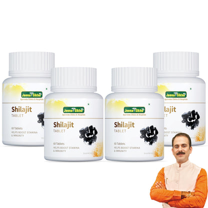 Jeena Sikho Shilajit 60 Tablets | 100% Herbal Supplement, Pack of 2