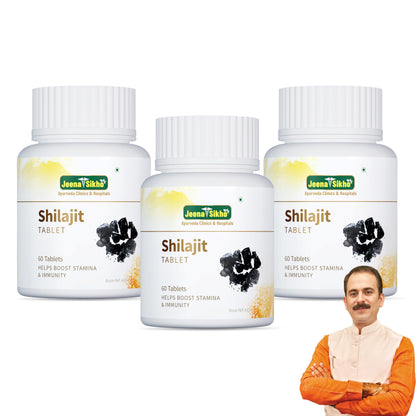 Jeena Sikho Shilajit 60 Tablets | 100% Herbal Supplement, Pack of 2