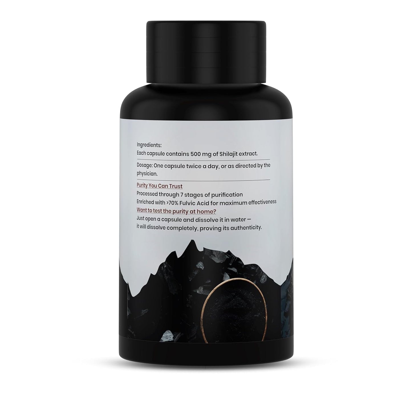 Jeena Sikho Shuddh Shilajit Capsule For Strength | Ayurvedic Power Capsules | Stamina Builder| Shuddh Shilajit | 60 Capsules