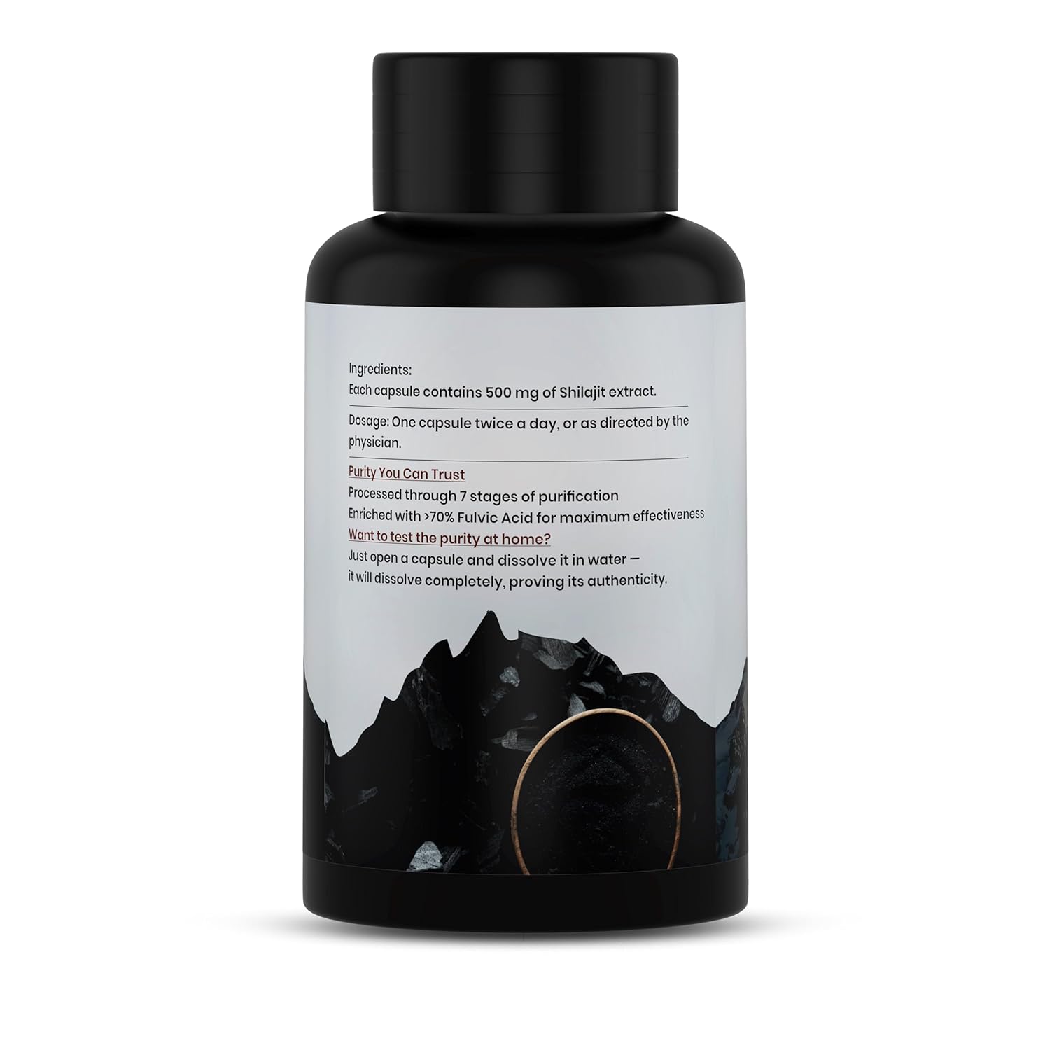 Jeena Sikho Shuddh Shilajit Capsule For Strength | Ayurvedic Power Capsules | Stamina Builder| Shuddh Shilajit | 60 Capsules