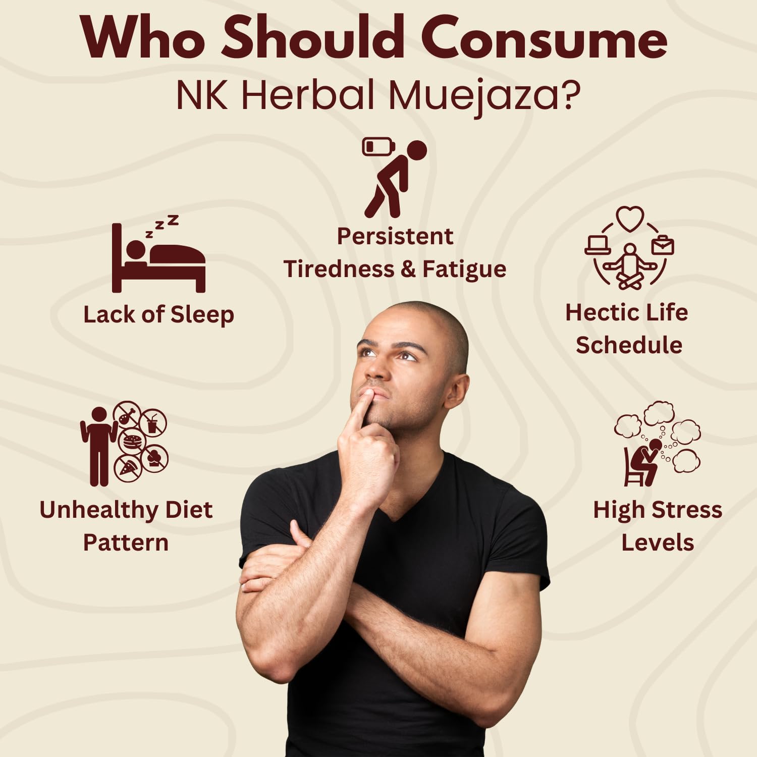 NK Herbal Muejaza For Men - Vitality Strength Stamina & Overall Health - with Pure Saffron | Shilajit | Ashwagandha | Gold Vark | Safed Musli | Kaunch Seeds and more - Natural Ayurvedic Chyawanprash - 300g