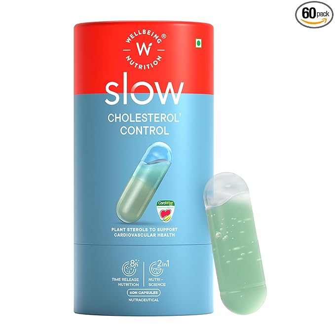 Wellbeing Nutrition Slow Cholesterol Control – 60 Capsules