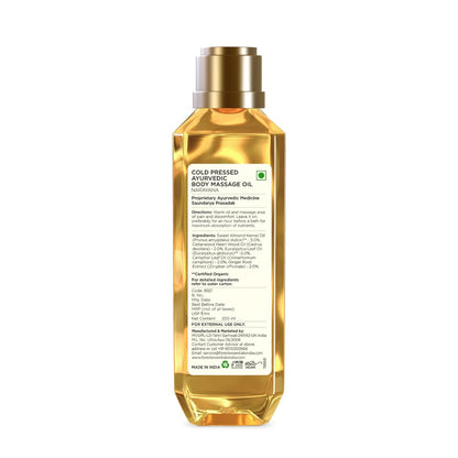 Forest Essentials Narayana Body Massage Oil | Ayurvedic Pain Relief & Stress Relief Oil | Anti-Inflammatory, Nourishing Formula
