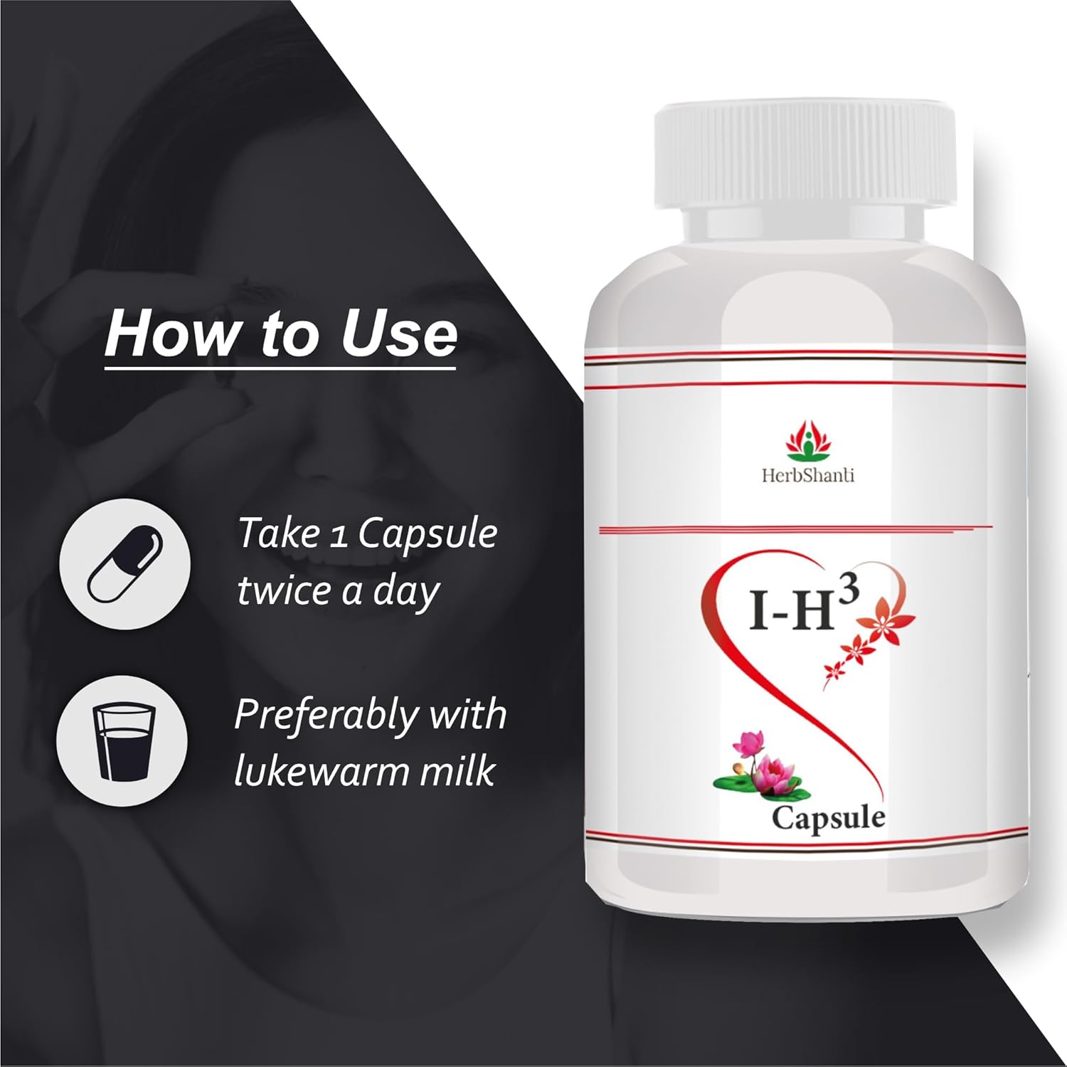 IH3 Capsules for Men | Stamina & Power Booster Supplement with Original Shilajit, Ashwagandha, Gokshura & More (60 Tablets)