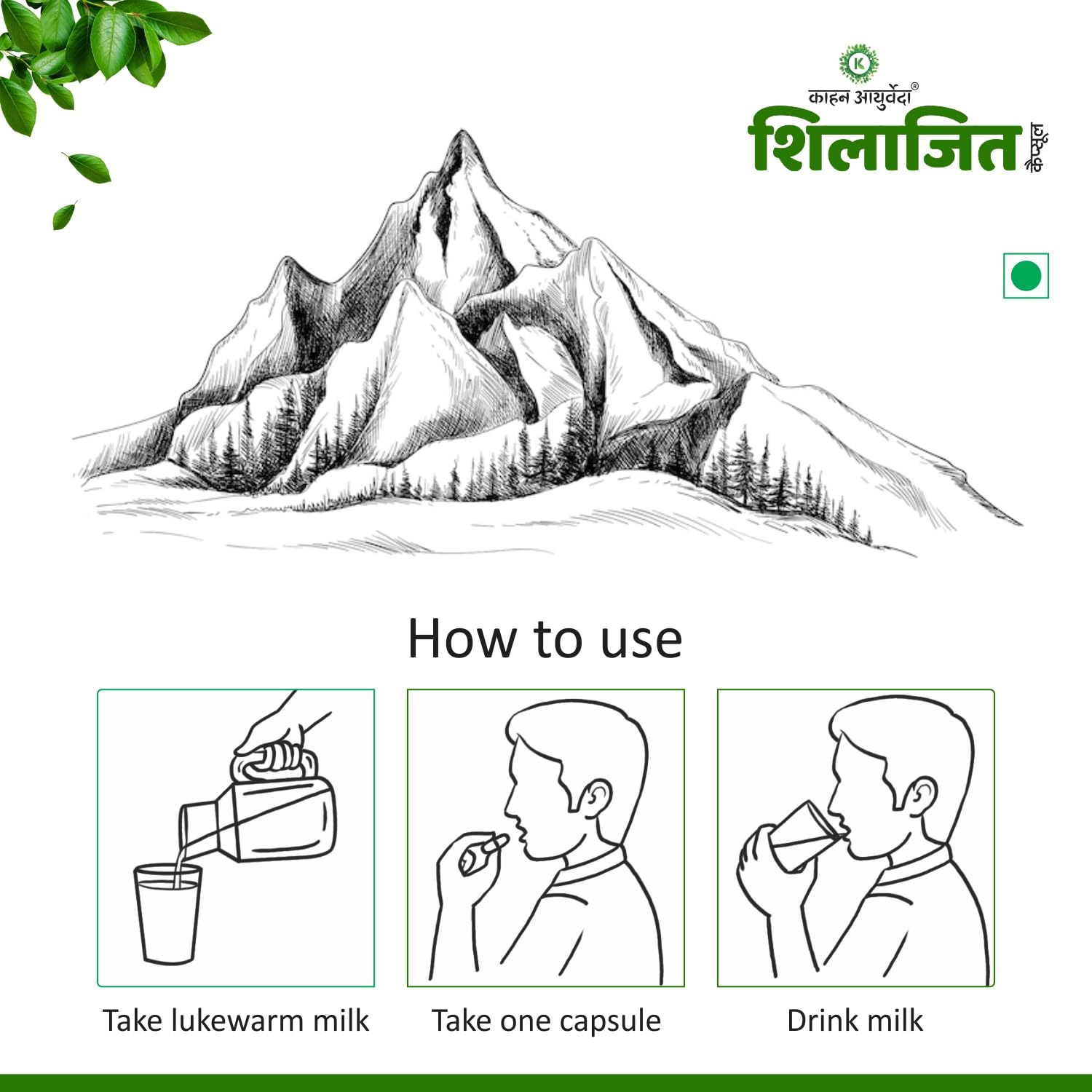 Shilajit Capsules, Infused with Goodness of Natural Shilajit Extracts, Helps Boost Immunity & Energy, Supports Metabolism