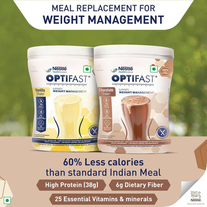 Nestlé Optifast Scientifically Designed Weight Loss Diet, 400g Pet Jar Pack (Chocolate Flavour)