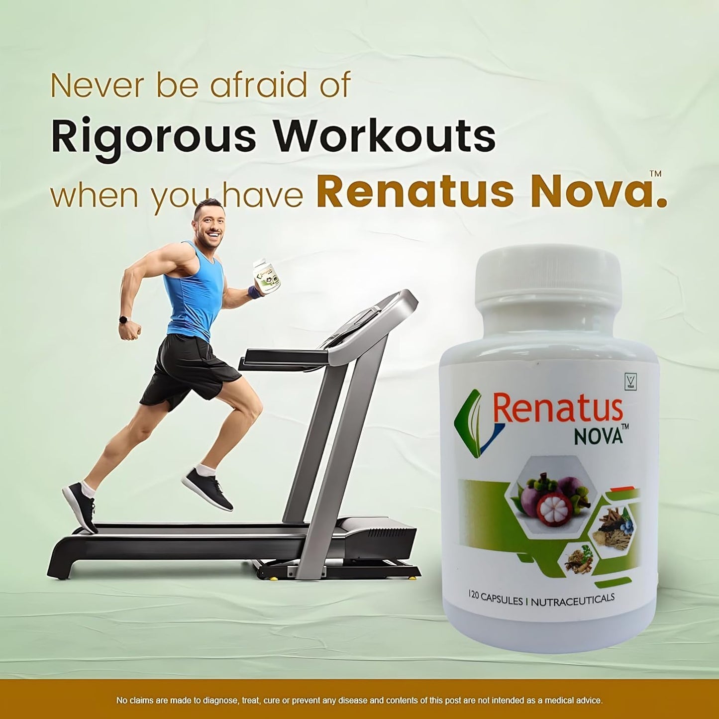 IdikaNutrition Renatus Nova Capsule 120 Ayurvedic - Renatus Nova Original 120 Capsule with 12 Natural Ingredients - Pack of 2