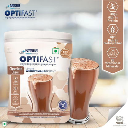 Nestlé Optifast Scientifically Designed Weight Loss Diet, 400g Pet Jar Pack (Chocolate Flavour)