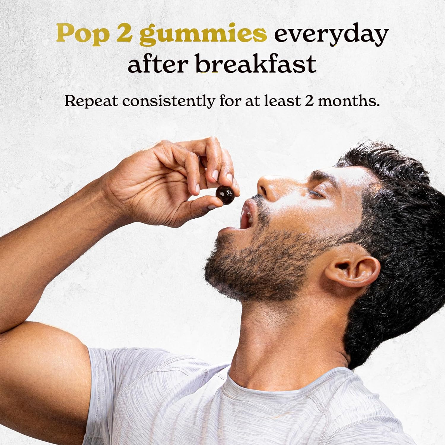 Better Alt Gold+ Shilajit Gummies | With Ashwagandha, Safed Musli,Shilajit Resin & Ginger |Helps Boost Energy & Improves Stamina |1-Month Dietary Supplement|60 Gummies