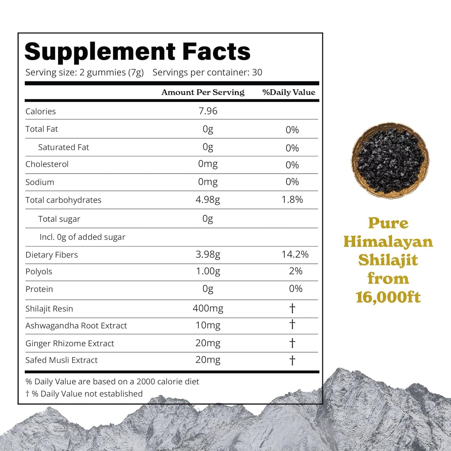 Better Alt Gold+ Shilajit Gummies | With Ashwagandha, Safed Musli,Shilajit Resin & Ginger |Helps Boost Energy & Improves Stamina |1-Month Dietary Supplement|60 Gummies