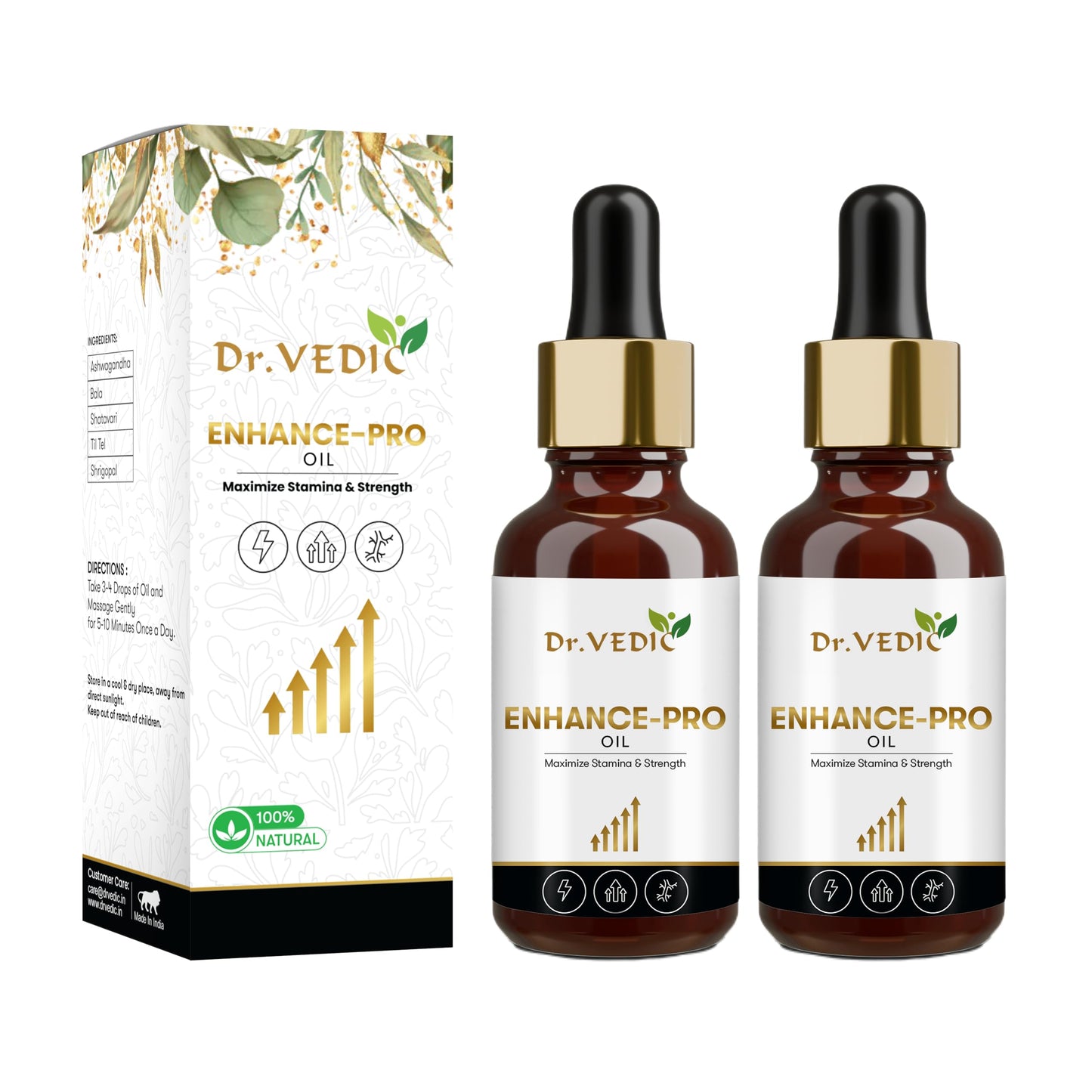 Dr Vedic 100% Pure & Natural E-Pro Oil, 30ml (E Pro Oil)