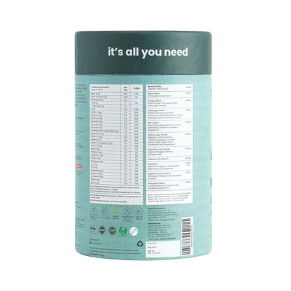 Supply6 360 Ultimate Health Powder for Women & Men | Daily Supplement with 63+Vitamins, Minerals, Probiotics, and Superfoods | Daily Greens | Gut Health supplements, Energy, Immunity (30 Servings)