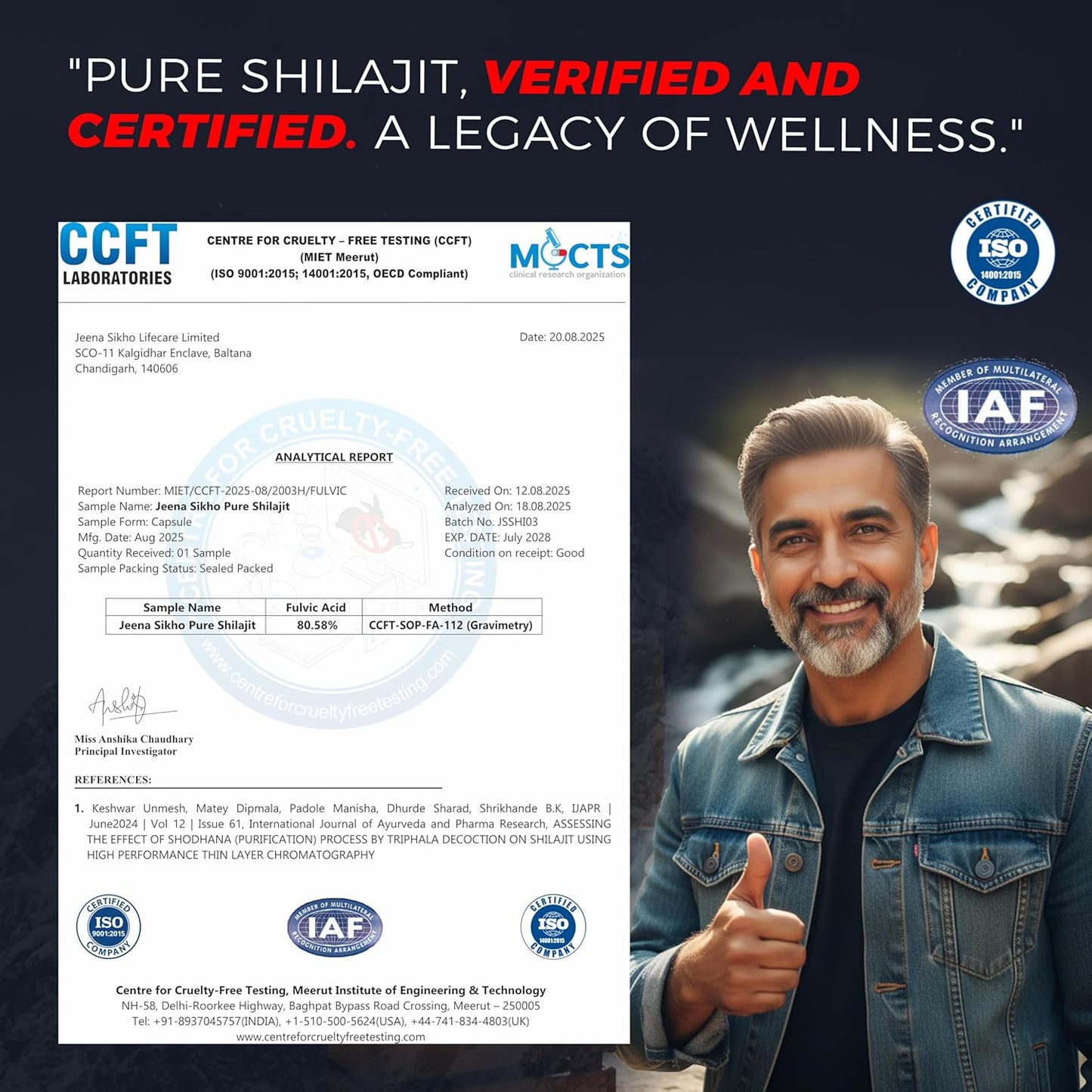 Jeena Sikho Shuddh Shilajit Capsule For Strength | Ayurvedic Power Capsules | Stamina Builder| Shuddh Shilajit | 60 Capsules