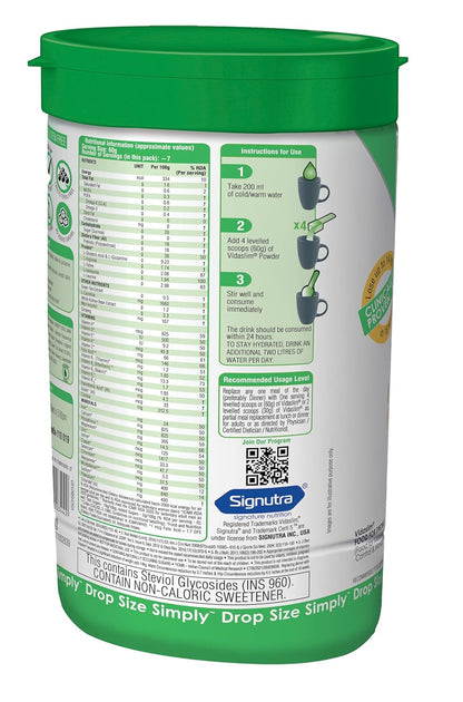 Vidaslim Meal Replacemen Health Shake For Weight Control & Management | For Men & Women | (400g, Vanilla Elixir)