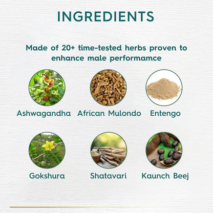 Stamina Power Booster | Muscle Growth and Energy Ayurvedic 30 Capsules