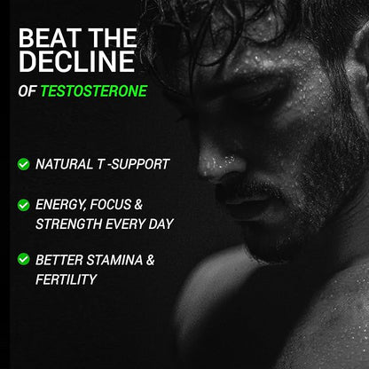 Be. Alpha Testosterone Support for Men – 60 Capsules