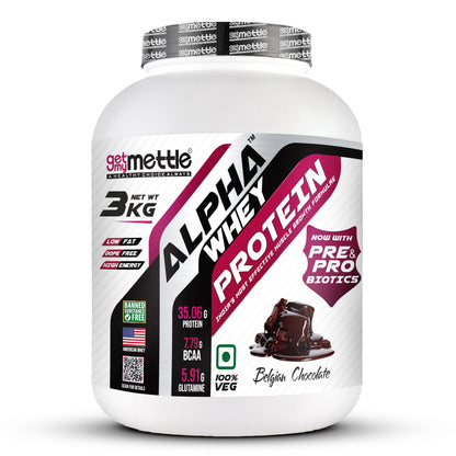 Getmymettle Alpha Whey Protein 1kg Kesar Pista Flavor, 35g Protein Muscle Growth & Rapid Recovery Post-Workout. Budget Friendly, USA Imported Whey