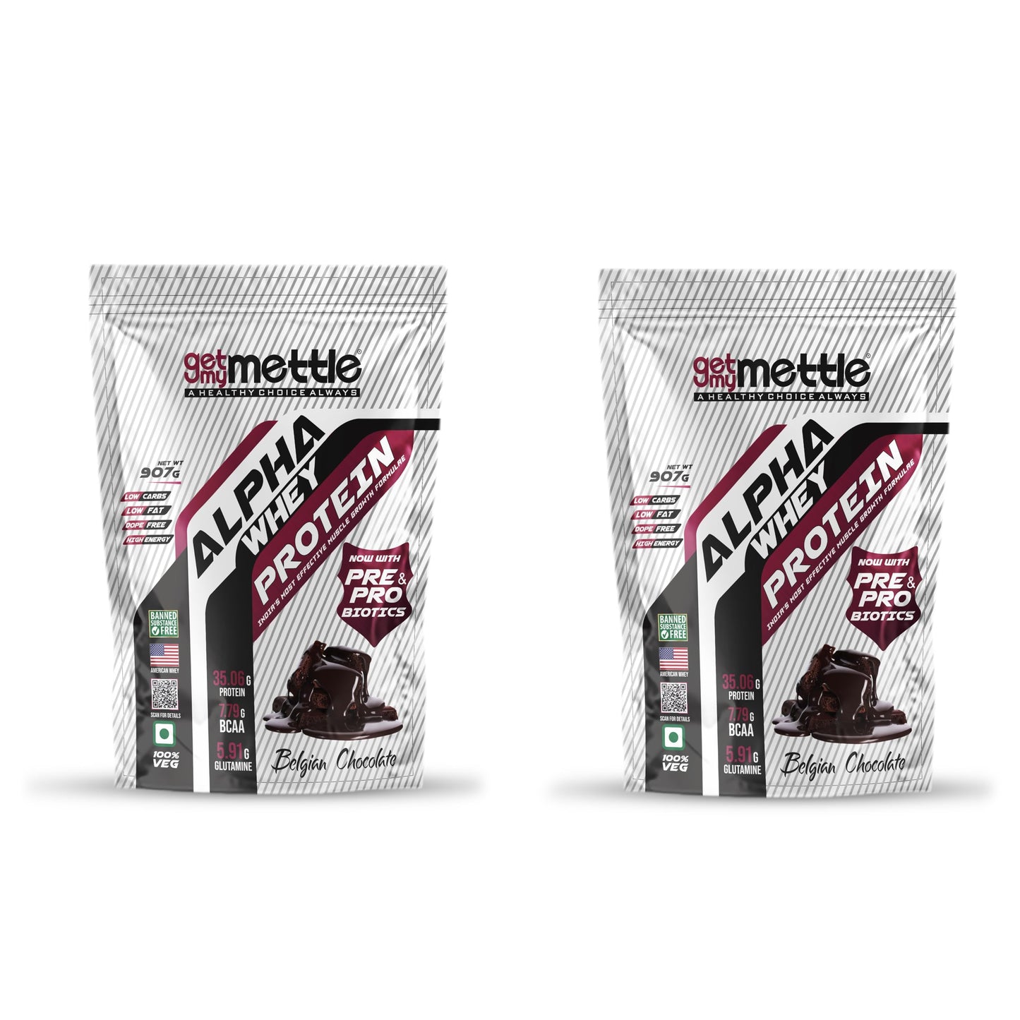 Getmymettle Alpha Whey Protein 1kg Kesar Pista Flavor, 35g Protein Muscle Growth & Rapid Recovery Post-Workout. Budget Friendly, USA Imported Whey
