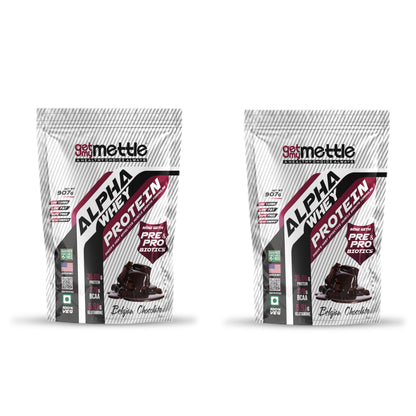 Getmymettle Alpha Whey Protein 1kg Kesar Pista Flavor, 35g Protein Muscle Growth & Rapid Recovery Post-Workout. Budget Friendly, USA Imported Whey