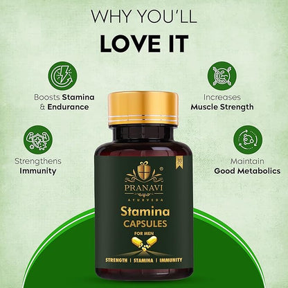 Men’s Ayurvedic Strength & Immunity Capsules | 30 Veg Caps