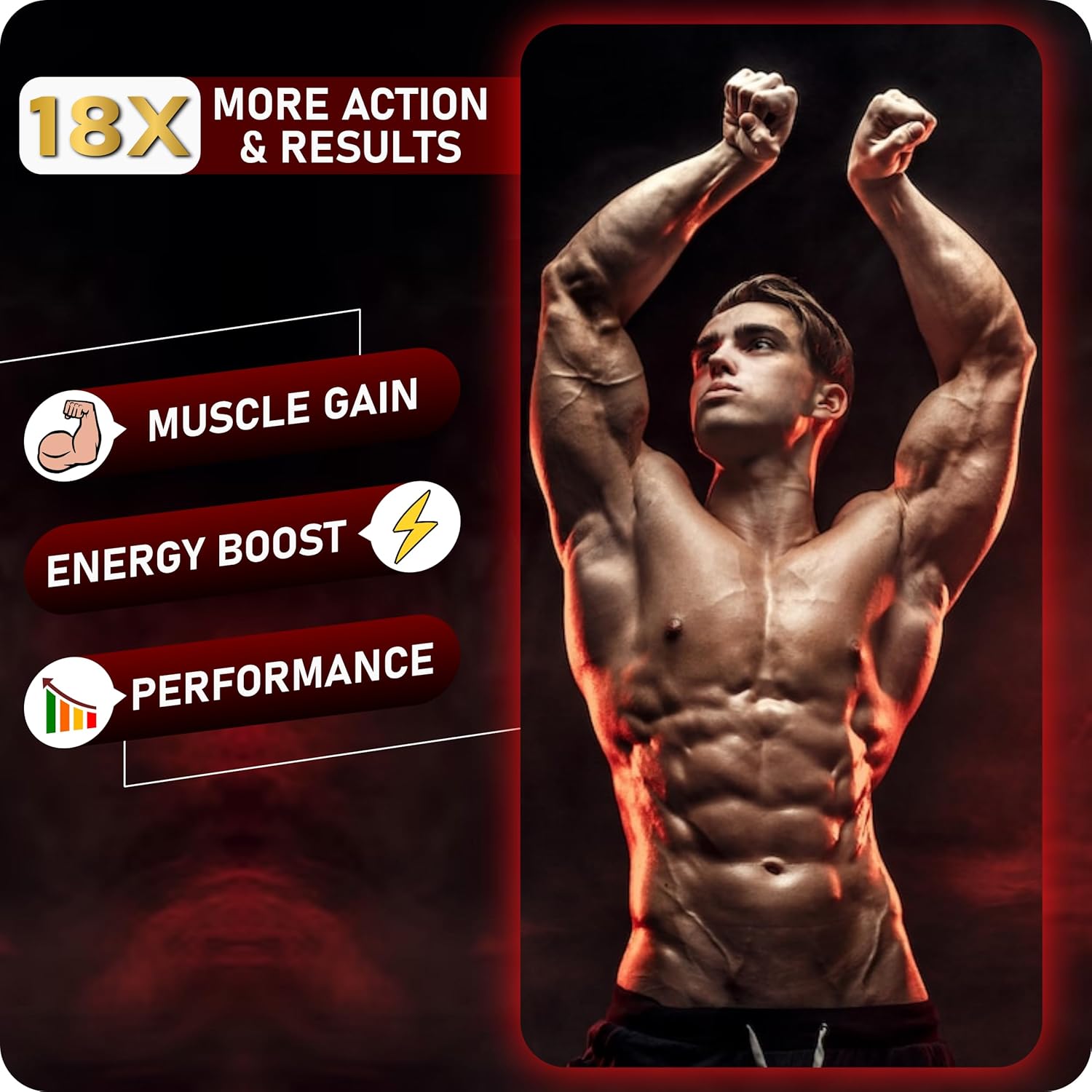 Shilajit Plus Ayurvedic Supplement with 18 Herbs including Shilajit, Ashwagandha and Safed Musli for Strength & Stamina - 180 Capsules