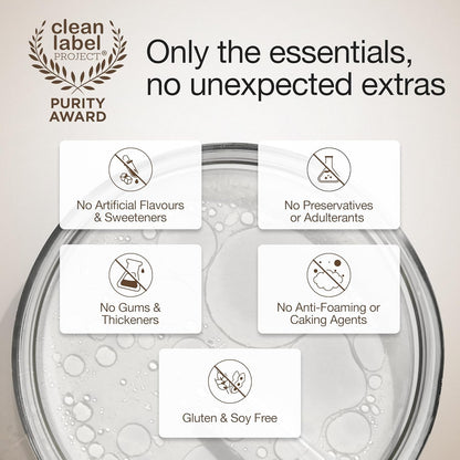 Wellbeing Nutrition Whey Protein Isolate 1kg Unflavoured | 31g Protein, 7.1g BCAA | 4B CFU Probiotics & Natural Digestive Enzymes | Fast Absorbing, No Bloating, Easy to Digest | Faster Muscle Recovery