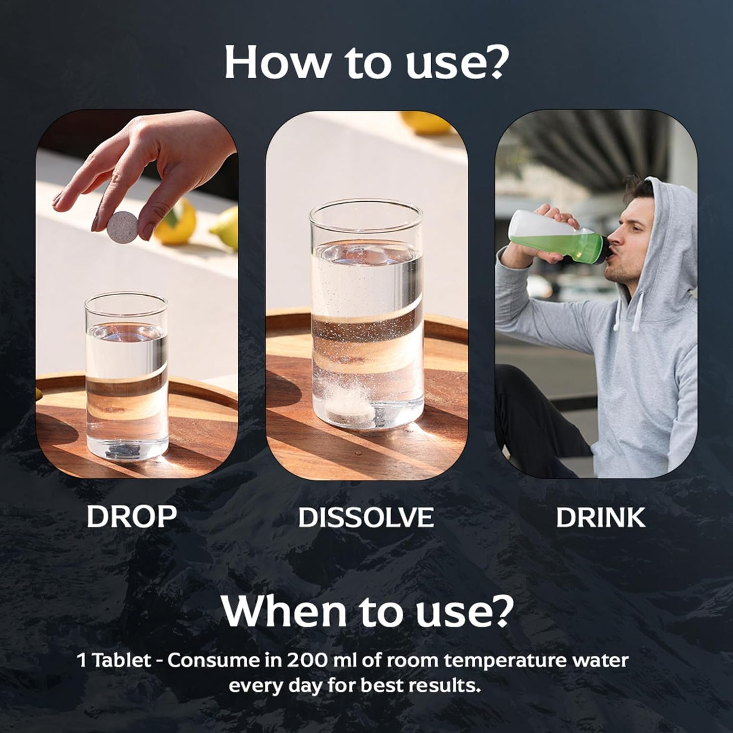 Panchamrit Pure Himalayan Shilajit Effervescent Tablets | 600mg Shilajeet Supplement for Men & Women | Stamina & Energy Booster | 100% Ayurvedic | Ashwagandha, Safed Musli |15 Tablets, Pack of 4