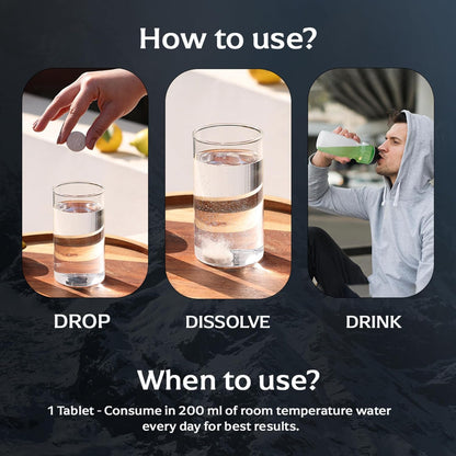 Panchamrit Pure Himalayan Shilajit Effervescent Tablets | 600mg Shilajeet Supplement for Men & Women | Stamina & Energy Booster | 100% Ayurvedic | Ashwagandha, Safed Musli |15 Tablets, Pack of 4