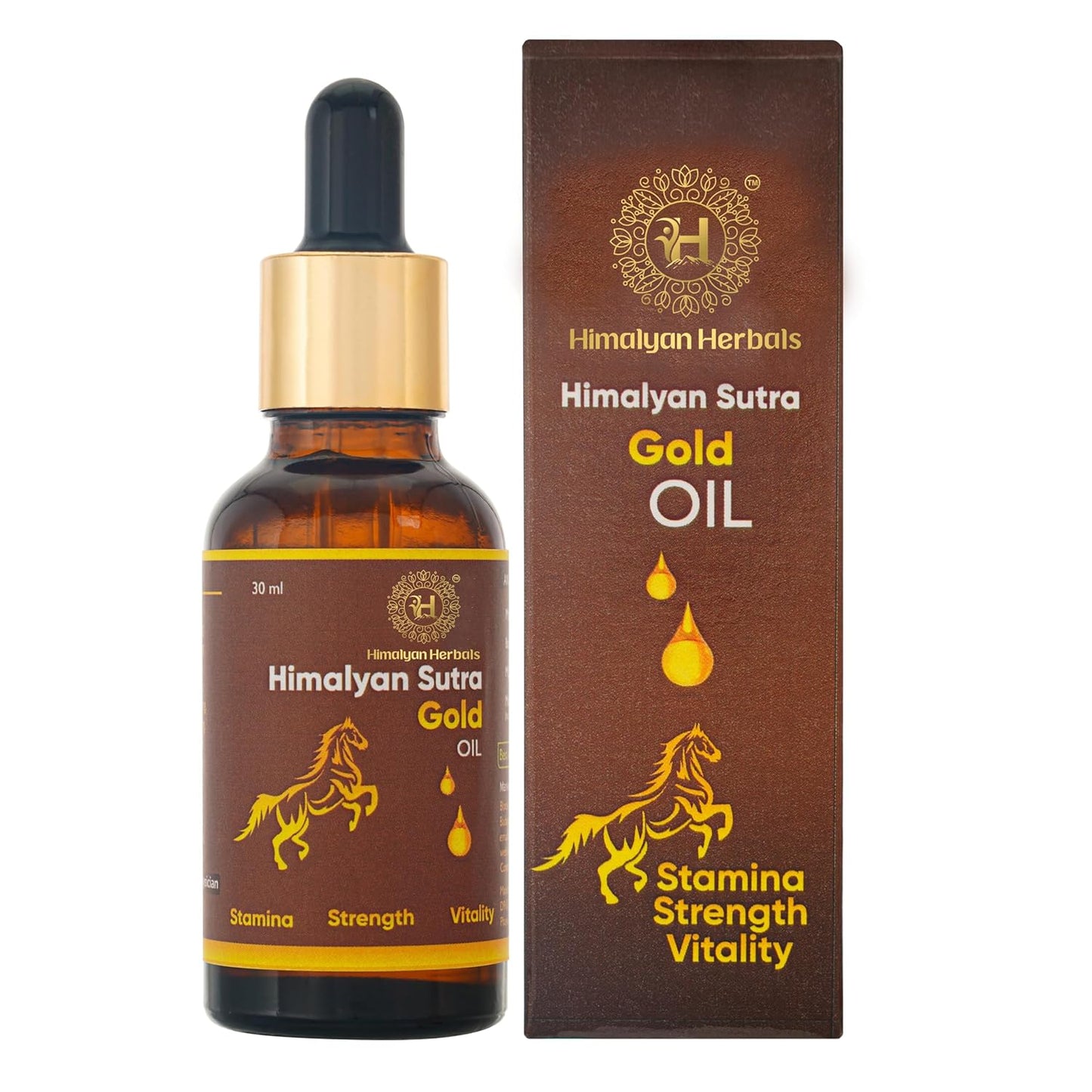 Sutra Gold Premium Massage Oil for Men (Pack of 1 Bottle, 30ml)