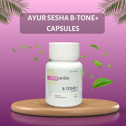 AYUR SESHA B Tone+ Capsules Promotes Breast Enlargement & Toning For Women's