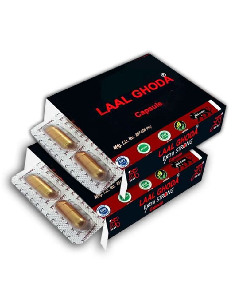 Ayurvedic Solution For Men Power, Build your Stamina with Laal ghoda Extra Strong Capsules