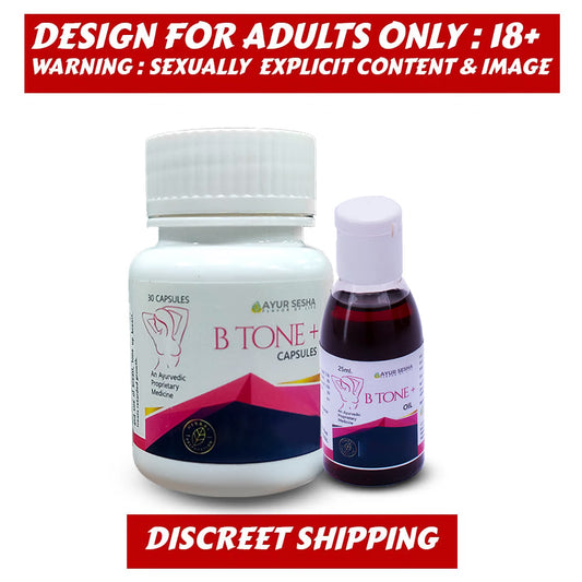 B Tone Capsules & Oil Ayurvedic Combo Breast Toning for Women