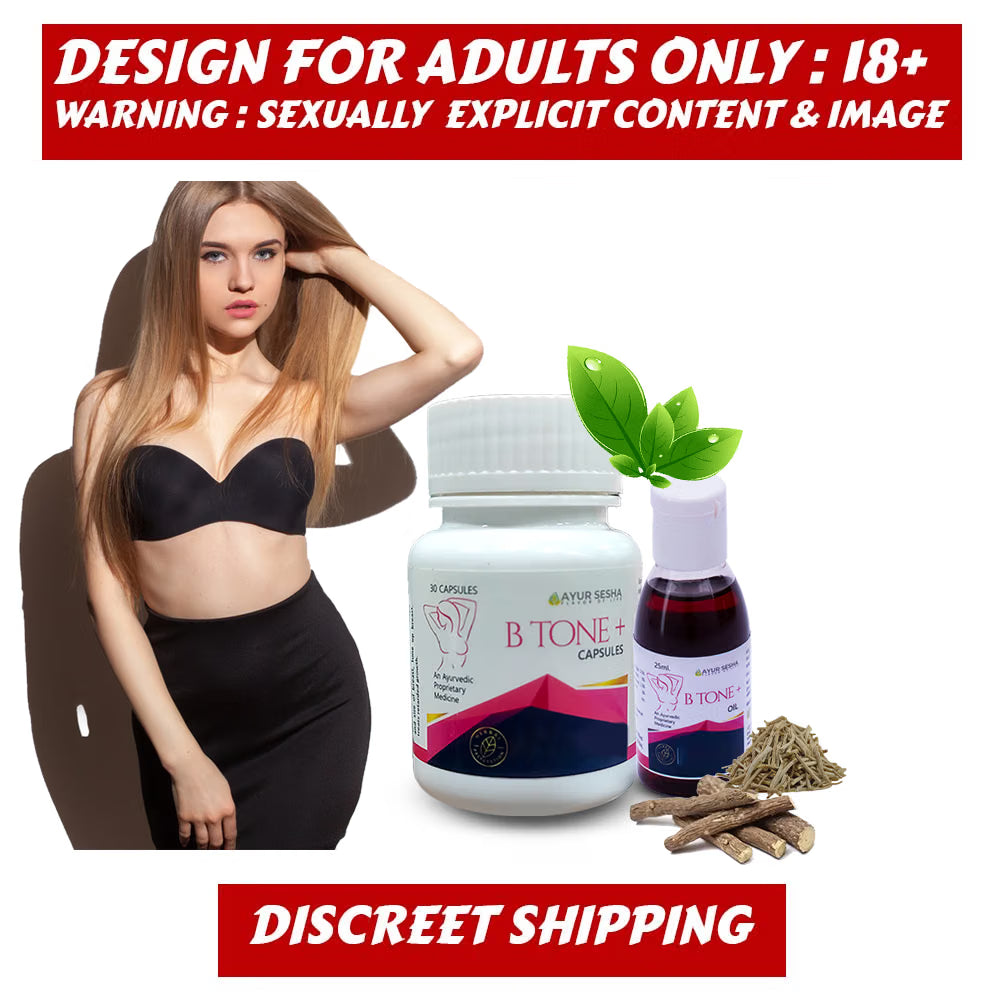 B Tone Capsules & Oil Ayurvedic Combo Breast Toning for Women