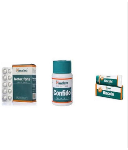 HIMALAYA COMPANY TENTEX FORTE + HIMCOLIN GEL+ CONFIDO