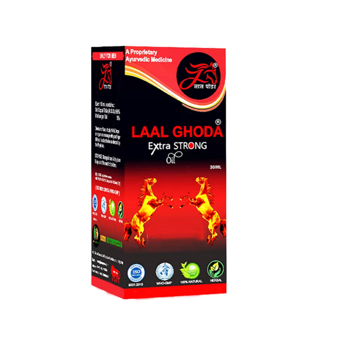 Laal Ghoda Penis Growth & Enlargement Oil | 30ml