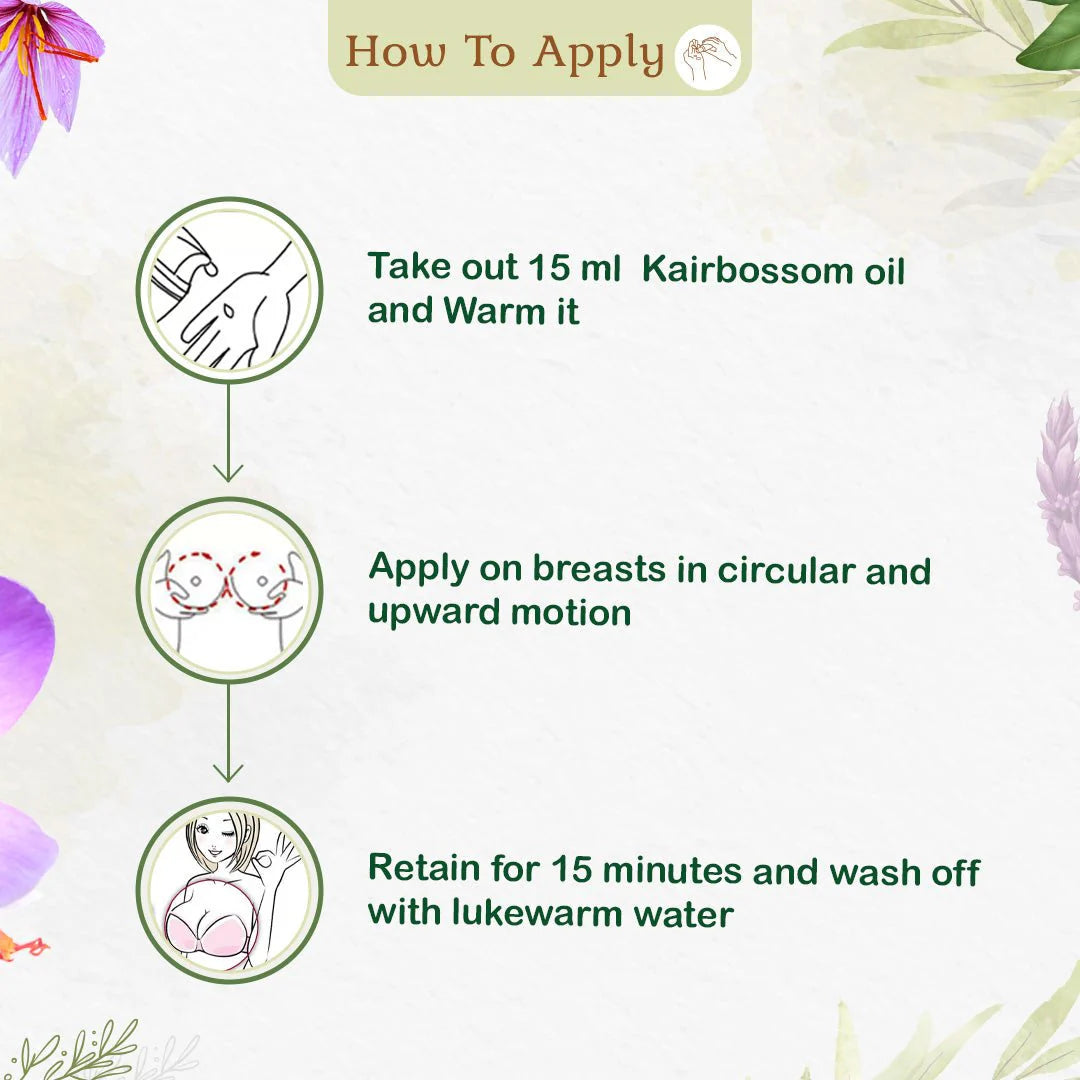 Ayurvedic Breast Massage Oil for Toning, Firming and Nourishing the Breast Naturally